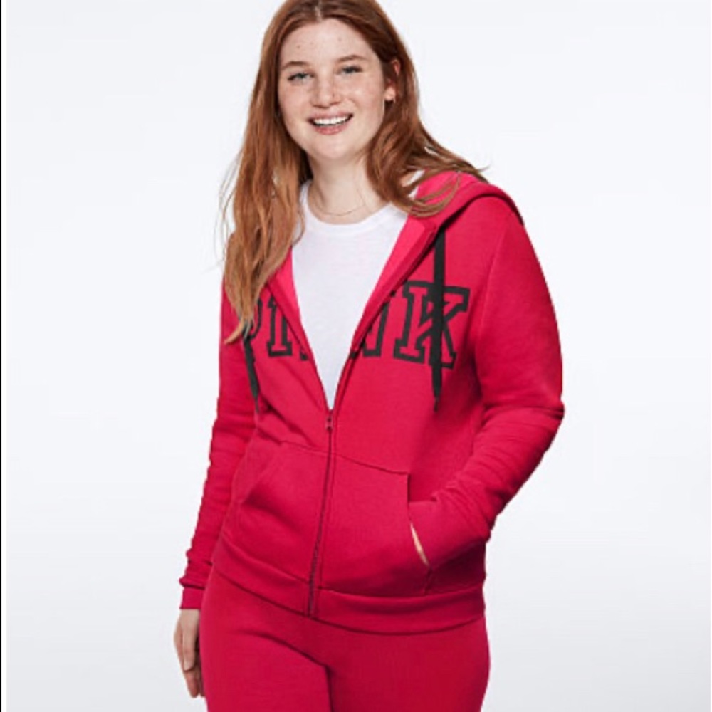 PINK classic logo hoodie
